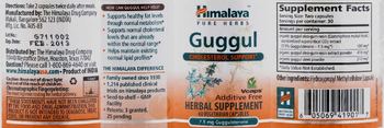 Himalaya Guggul - herbal supplement