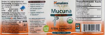 Himalaya Mucuna - herbal supplement