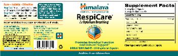 Himalaya RespiCare - herbal supplement