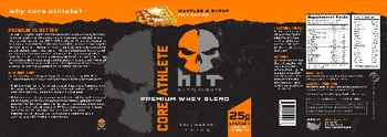HIT Supplements Core Athlete Premium Whey Blend Waffles & Syrup - supplement