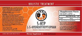 Holistic Healing Center 5-HTP L-5-Hydroxytryptophan - supplement