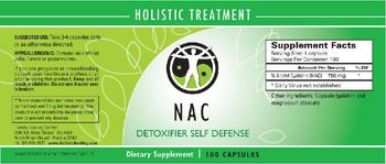 Holistic Healing Center Nac Detoxifier Self Defense - supplement