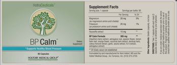 HoltraCeuticals BP Calm - supplement