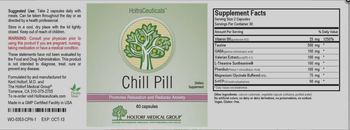 HoltraCeuticals Chill Pill - these statements have not been evaluated by the food and drug administration this product is not int