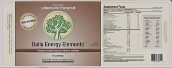 HoltraCeuticals Daily Energy Elements Chocolate Flavored - supplement