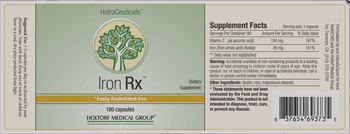 HoltraCeuticals Iron Rx - supplement
