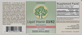 HoltraCeuticals Liquid Vitamin D3/K2 - supplement