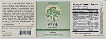 HoltraCeuticals Max-B - supplement