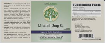 HoltraCeuticals Melatonin 3 mg SL - supplement