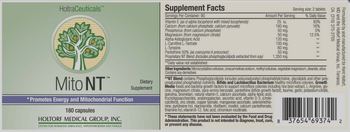 HoltraCeuticals Mito NT - supplement