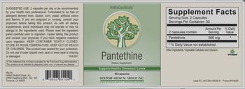 HoltraCeuticals Pantethine - supplement