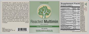 HoltraCeuticals Reacted Multimin - super multimineral supplement