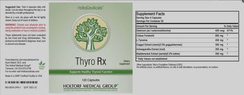 HoltraCeuticals Thyro Rx - supplement