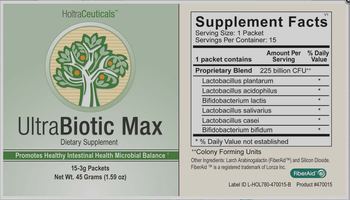 HoltraCeuticals UltraBiotic Max - supplement