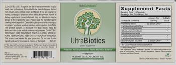 HoltraCeuticals UltraBiotics - supplement