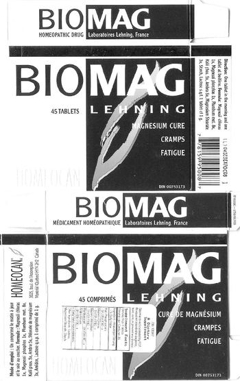 HomeOcan Inc. Biomag Lehning - supplement