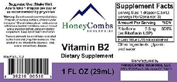 HoneyCombs Industries Vitamin B2 - supplement