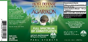 Host Defense Mushrooms Agarikon - supplement