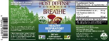 Host Defense Mushrooms Breathe - supplement