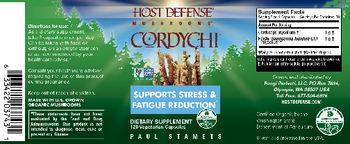 Host Defense Mushrooms Cordychi - supplement