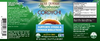 Host Defense Mushrooms Cordychi - supplement