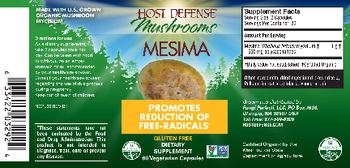 Host Defense Mushrooms Mesima - supplement