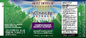 Host Defense Mushrooms MyCommunity Extract - supplement