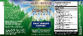 Host Defense Mushrooms Stamets 7 Extract - supplement