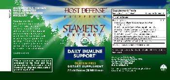 Host Defense Mushrooms Stamets 7 Extract - supplement