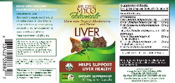 Host Defense Myco Botanicals Liver - supplement