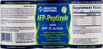 Houston Enzymes AFP-Peptizyde With DPP IV Activity - supplement