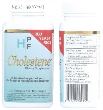 HPF Cholestene - supplement