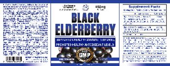HTP Hi-Tech Pharmaceuticals Black Elderberry 450 mg - supplement