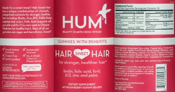 HUM Hair Sweet Hair Berry - supplement