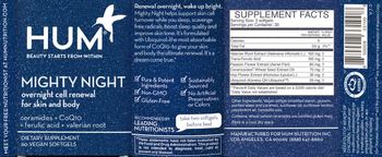 HUM Mighty Night - supplement