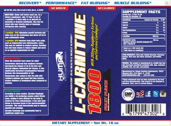 Human Evolution Supplements L-Carnitine 1800 Fruit Punch - supplement