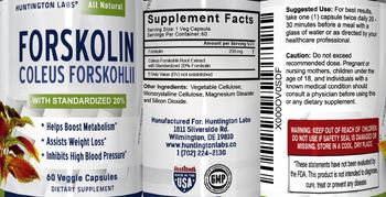 Huntington Labs Forskolin - supplement