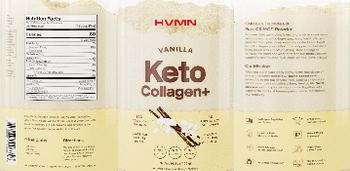 HVMN Keto Collagen+ Vanilla - supplement