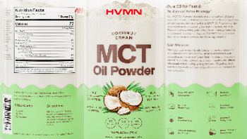 HVMN MCT Oil Powder Coconut Cream - supplement