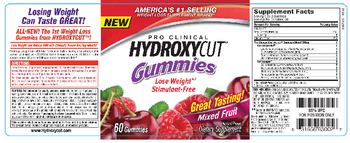 Hydroxycut Pro Clinical Hydroxycut Gummies Mixed Fruit - supplement