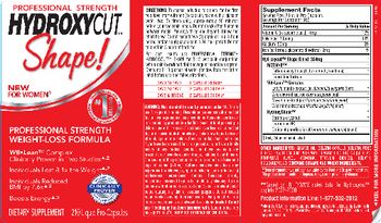 Hydroxycut Shape! - supplement