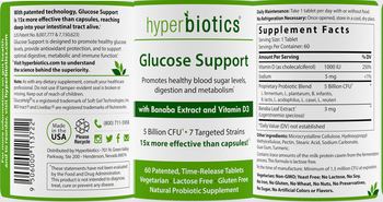 Hyperbiotics Glucose Support - natural probiotic supplement