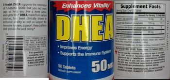 I-health DHEA - supplement