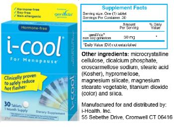 I-health i-Cool - supplement