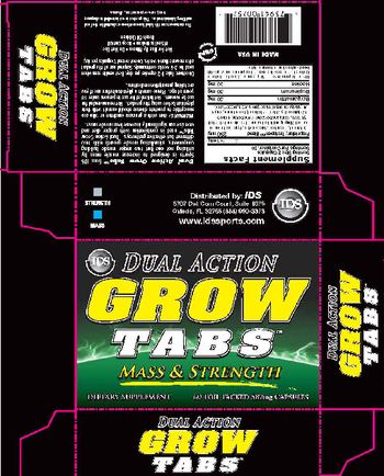 IDS Dual Action Grow Tabs - supplement