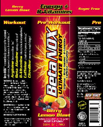 IDS Sports Beta Nox Ultimate Energy Berry Lemon Blast - supplement