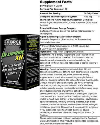Iforce Nutrition Dexaprine XR - supplement
