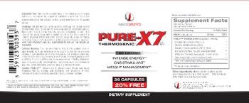 Image Sports Pure-X7 - supplement