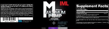 IML IronMag Labs Maximum Pump Extreme Grape Blast - supplement