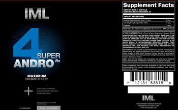 IML IronMag Labs Super 4 Andro RX - supplement